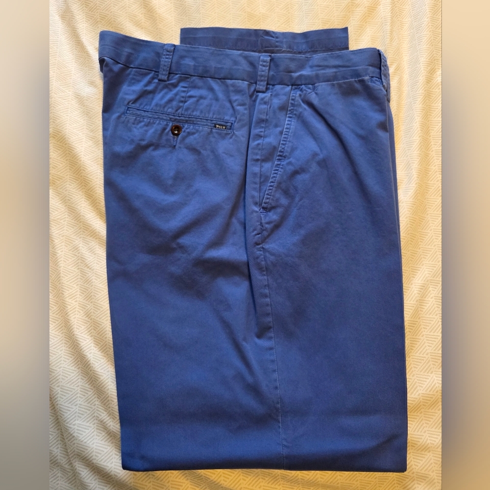 Ralph Lauren Men's Classic Blue Chinos 34x30